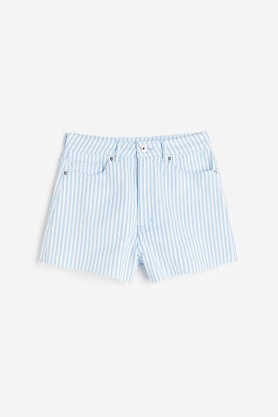 Twillshorts mit hohem Bund | H&M (DE, AT, CH, NL, FI)