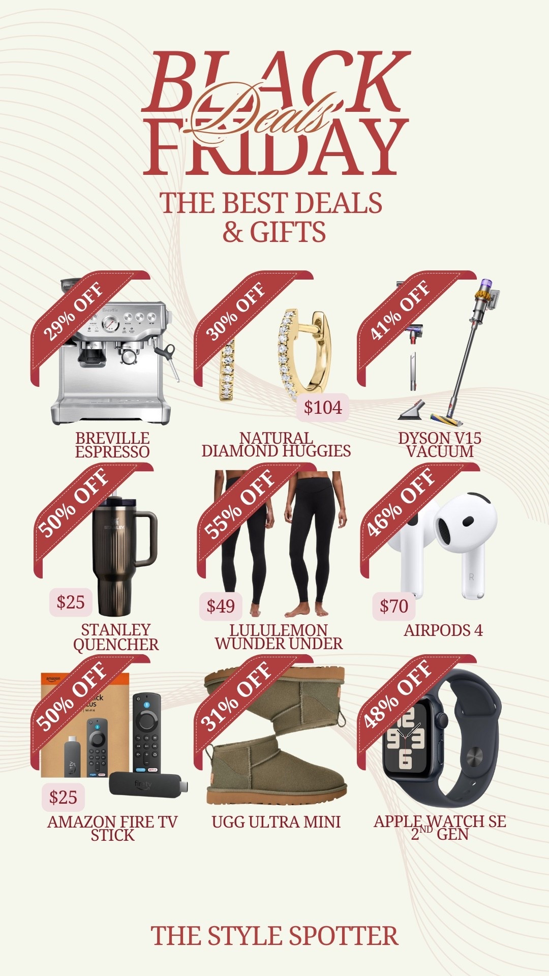 Black Friday Deals 🎄 🎁 
I’ve gathered my personal favorite Black Friday deals including discounts on natural diamond, Dyson vacuums, AirPods, Ugg, Lululemon, Stanley Tumblers and more!

#LTKGiftGuide #LTKCyberWeek #LTKHoliday