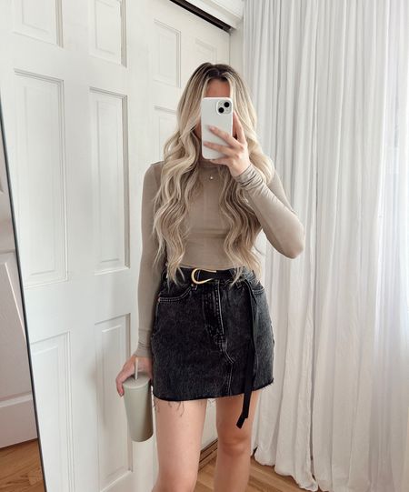 Fall outfit inspo 🤎🍂 All on mango and 30% off if you spend $200+ with code: MANGO30 I’m wearing size small in the top and skirt 🫶🏻

#LTKsalealert #LTKstyletip #LTKfindsunder50