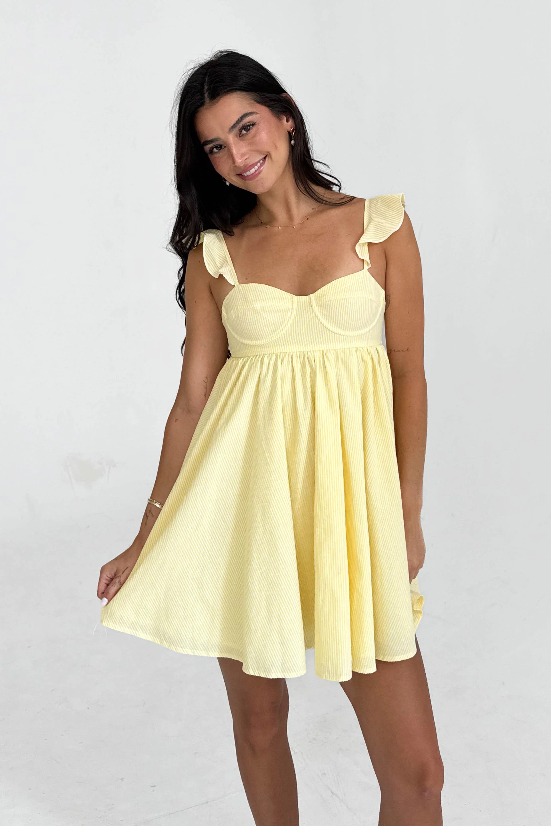 Summer Charm Dress | Grey Bandit