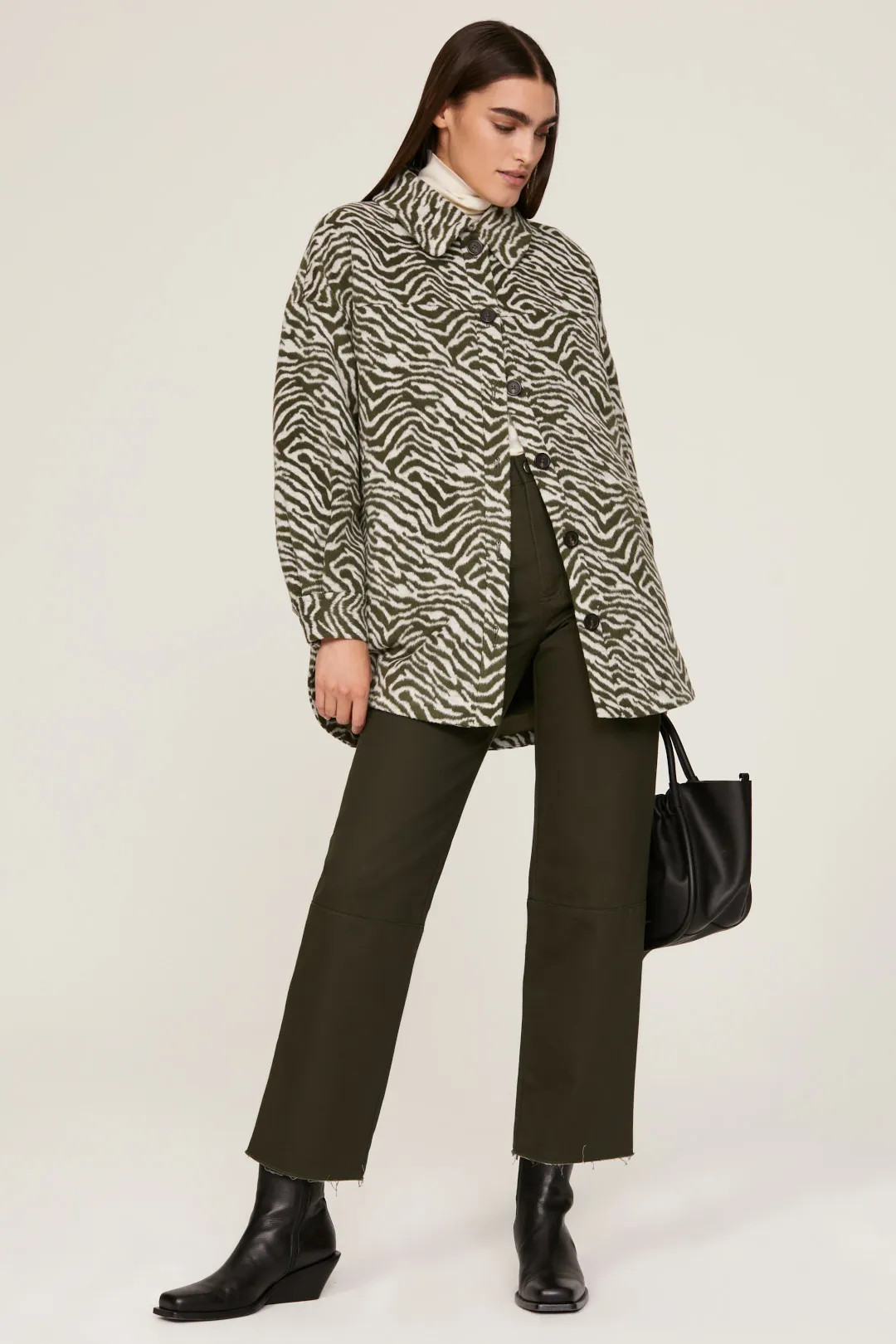 Green Zebra ShacketHeartAdd to Hearts | Rent the Runway