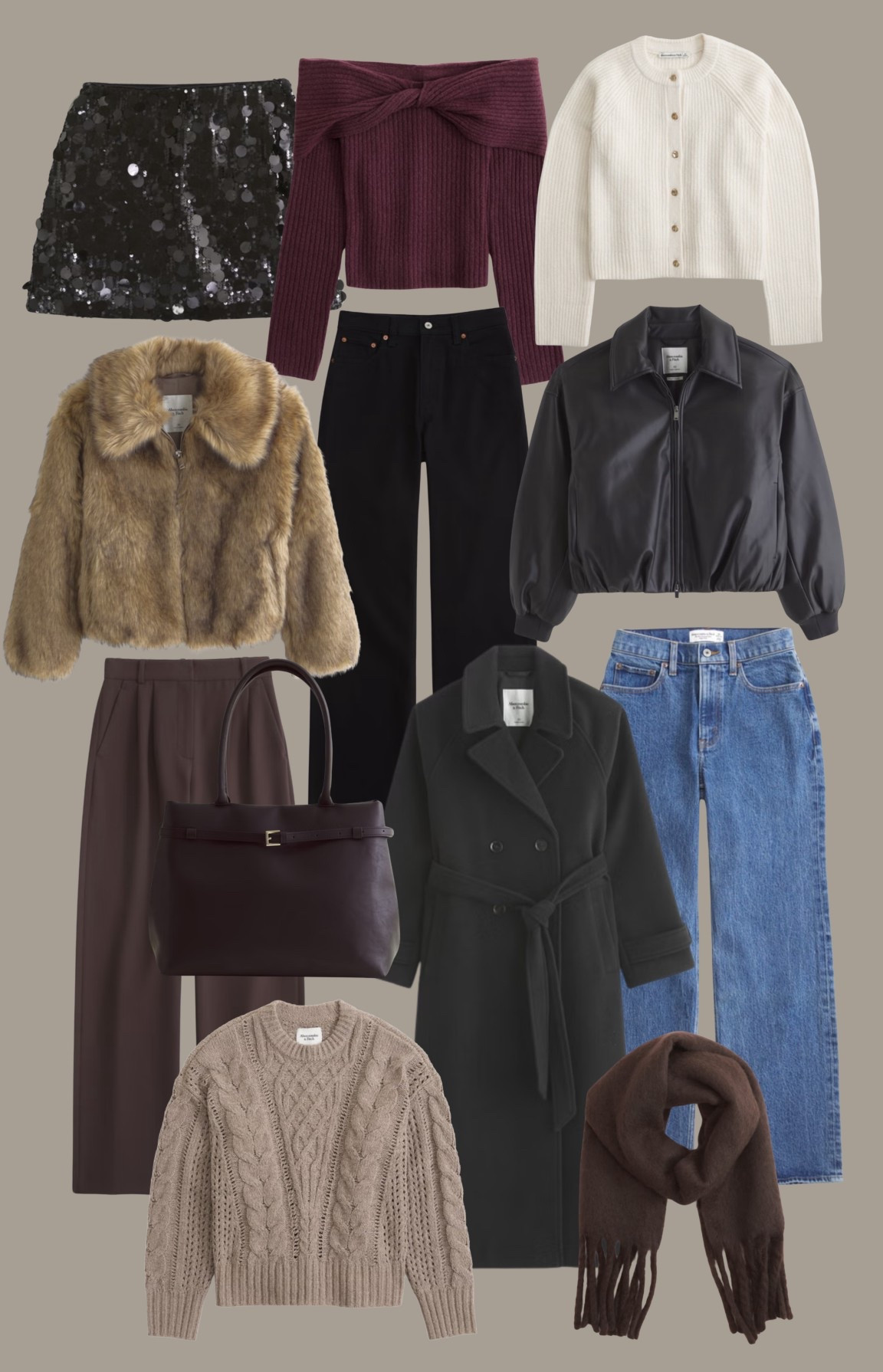 A&F Faves 🤎  20% off everything for members, plus an extra 15% off selected style 🙌 

#LTKwinter #LTKuk