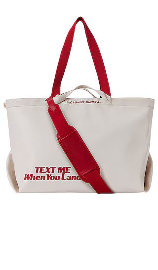 The Travel Tote in Ghost White | Revolve Clothing (Global)