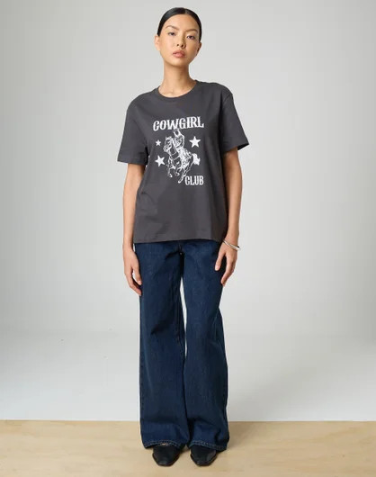 Graphic Oversized Boxy Tee | Glassons (Australia)