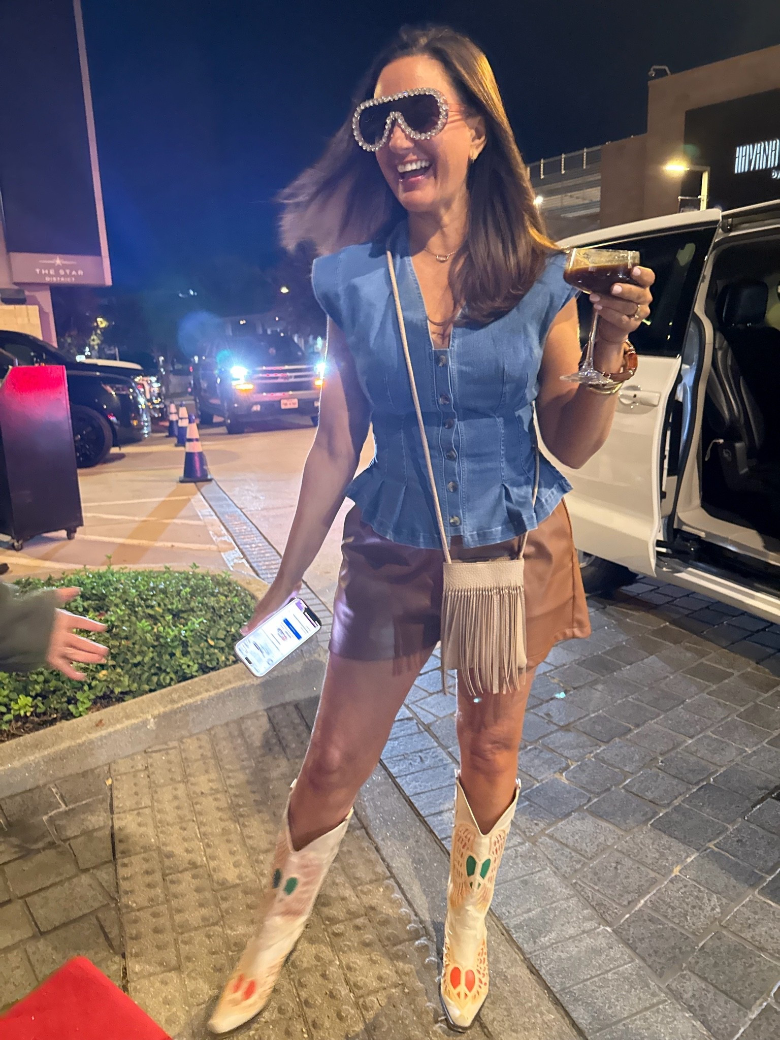 This Amazon top is SO flattering and comes in several wash options! Wearing a small!
Faux leather shorts are also comfortable and available in several colors!
.

#LTKootd #LTKdayinmylife #LTKOver40