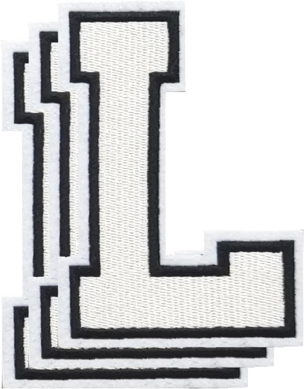 Harsgs 3.1 Inch Iron on Letters Patches, Embroidered Individual Letters Patch Applique for Clothe... | Amazon (US)
