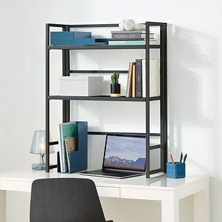 The Container Store® Metal Folding Hutch White | The Container Store