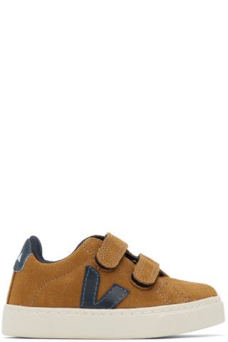 Baby Tan & Navy Esplar Sneakers | SSENSE