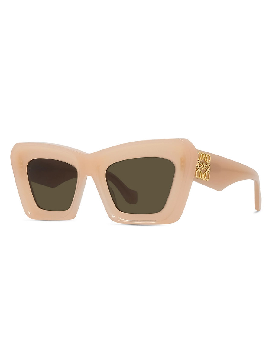 Women's Anagram 52MM Cat-Eye Sunglasses - Pink Brown | Saks Fifth Avenue