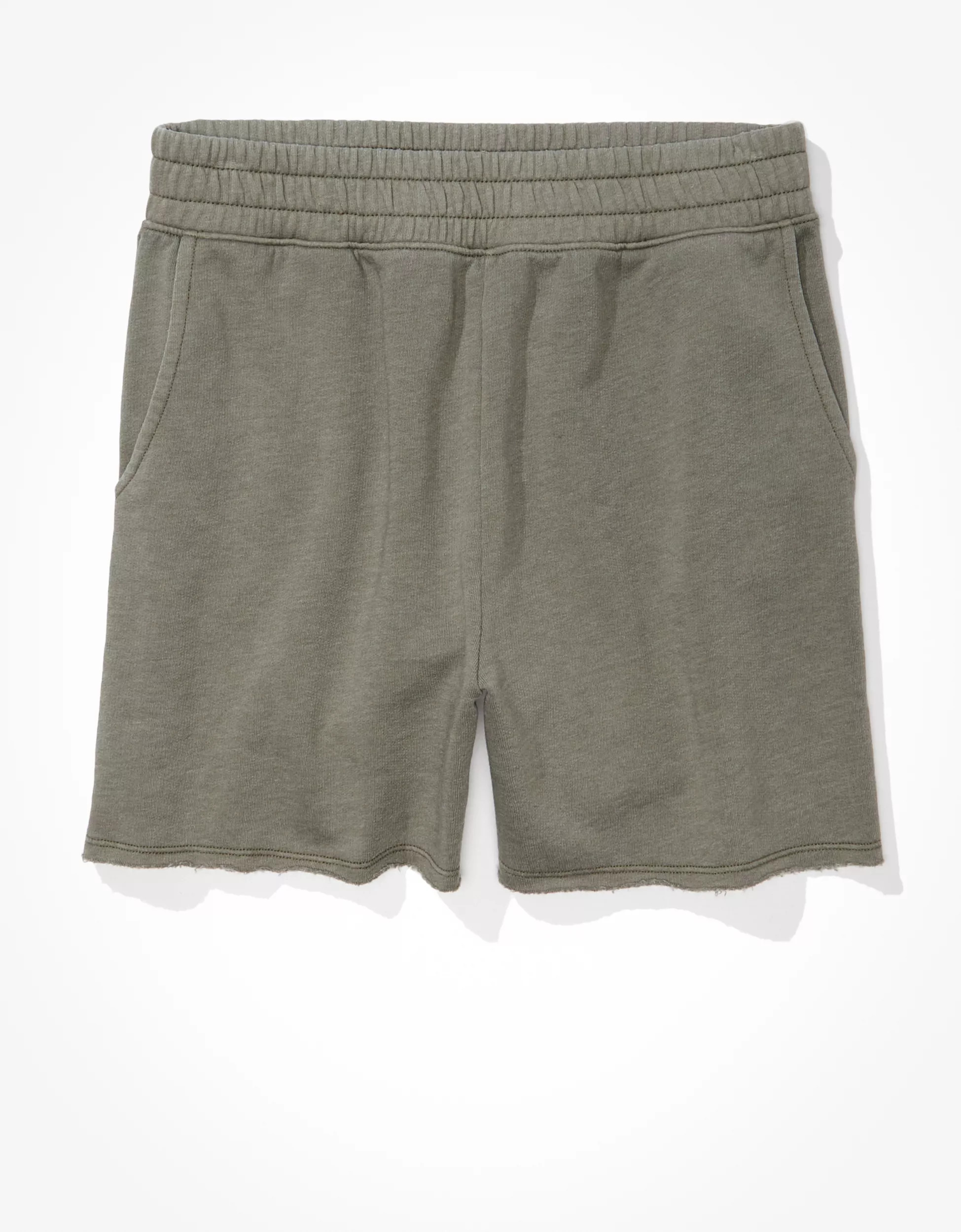 AE Highest Waist Fleece Boyfriend Short | American Eagle Outfitters (US & CA)