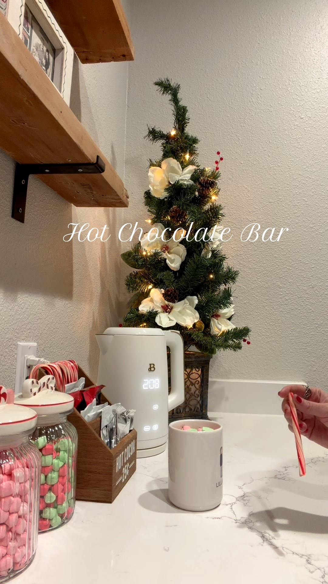 Hot chocolate bar set up at home 

#LTKFindsUnder50 #LTKSeasonal #LTKHoliday