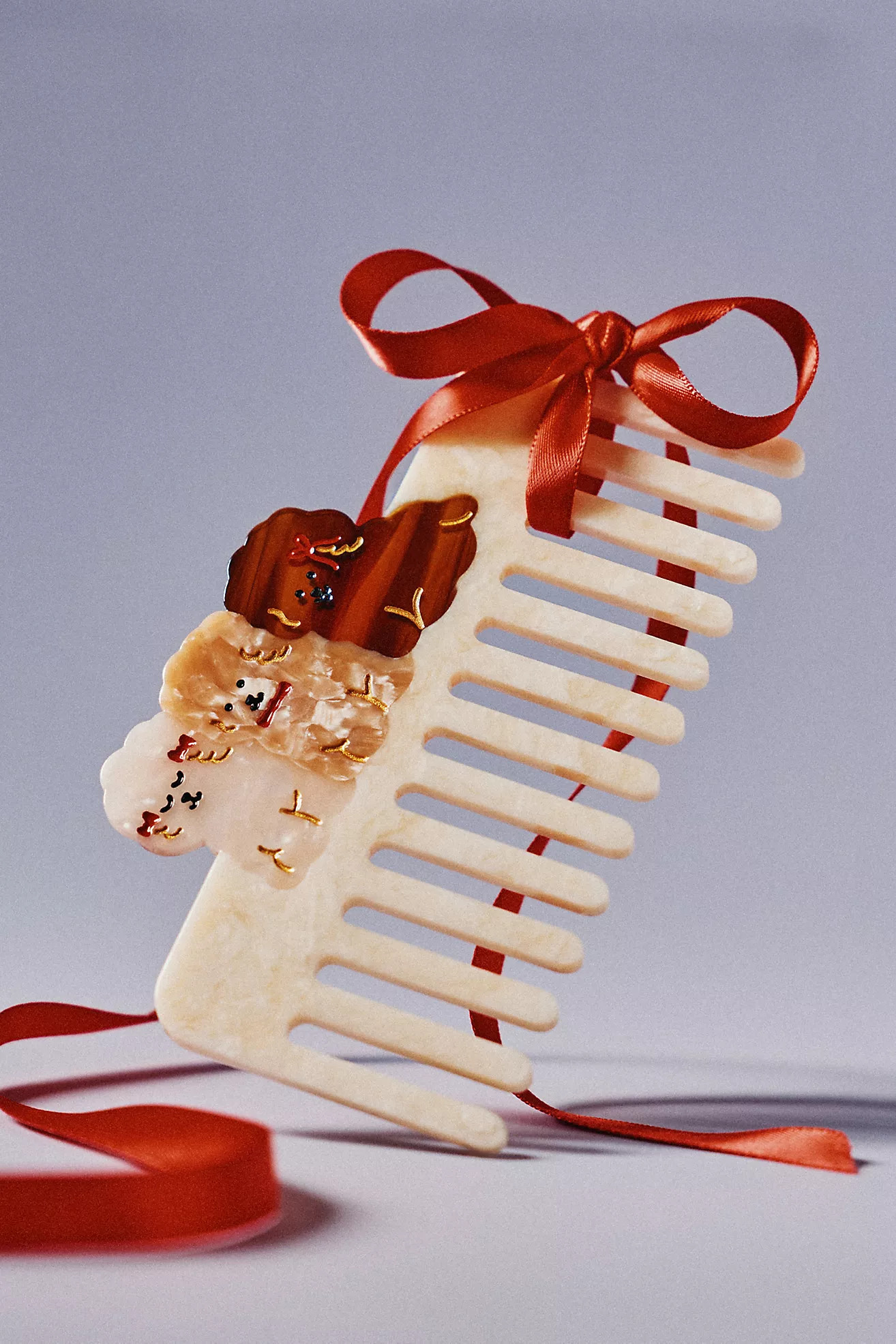 Solar Eclipse Handpainted Wide Tooth Comb | Anthropologie (US)