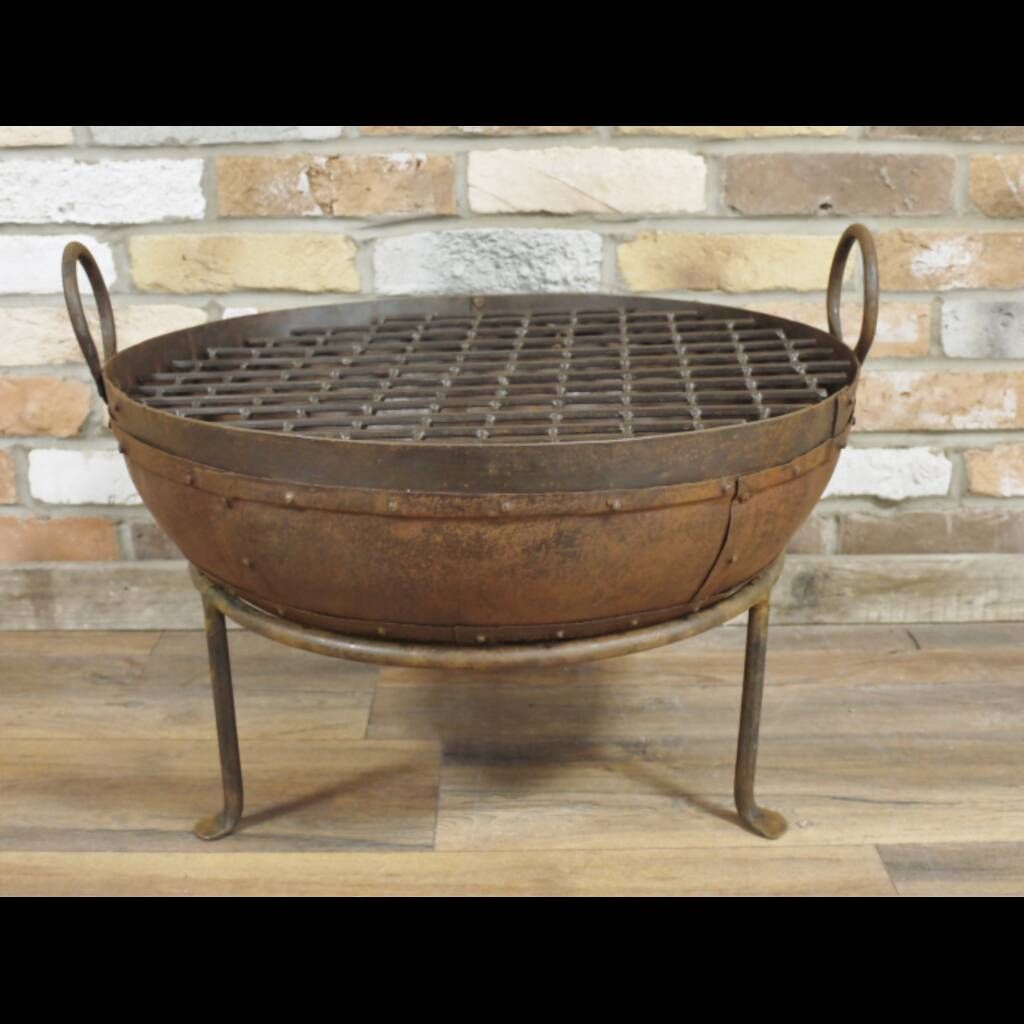 Original Indian Kadai Large Fire Pit | Not On The High Street