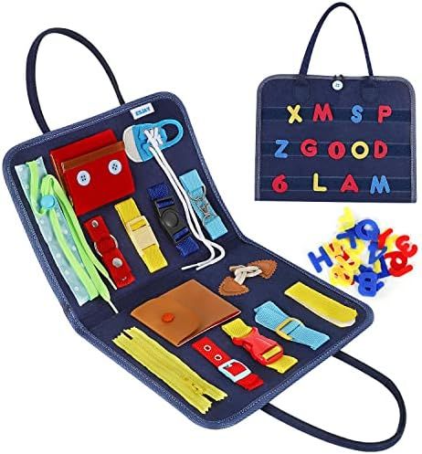 Esjay Toddler Busy Board, Sensory Board for Fine Motor Skill, Montessori Toys Toddler Activities ... | Amazon (US)