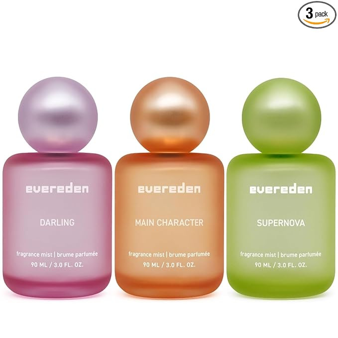 Evereden Fragrance Hair and Body Mist Bundle of 3: Clean & Vegan Collectible Hair and Body Spray ... | Amazon (US)