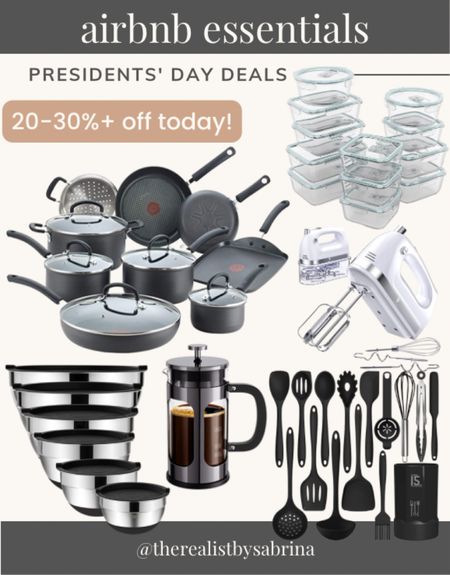 Presidents’ Day Airbnb essentials. Airbnb kitchen essentials on sale. Amazon finds. Amazon deals  

#LTKhome #LTKunder100 #LTKunder50
