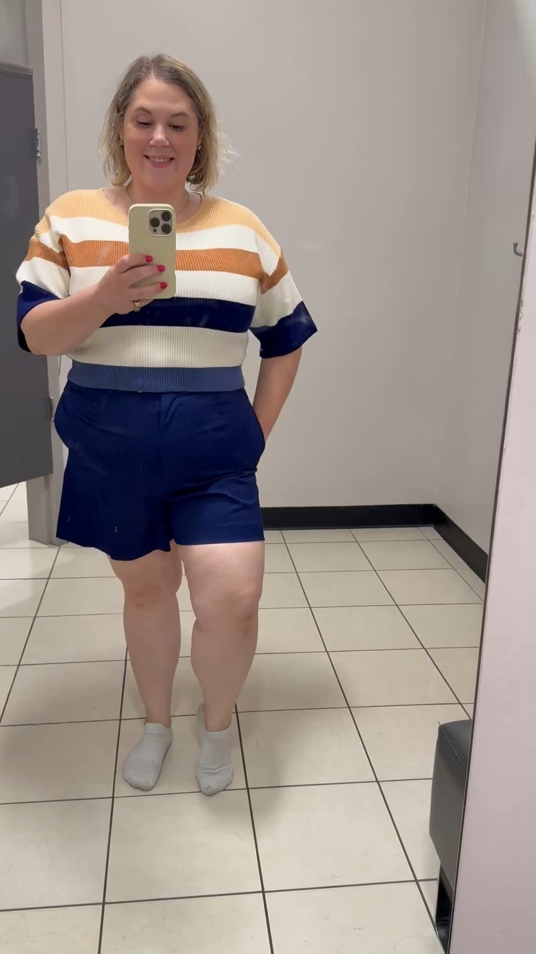 I love that this classic top also has a modern feel to it. I paired it with these elevated shorts for a chic look.

#LTKFindsUnder100 #LTKPlusSize #LTKPetite