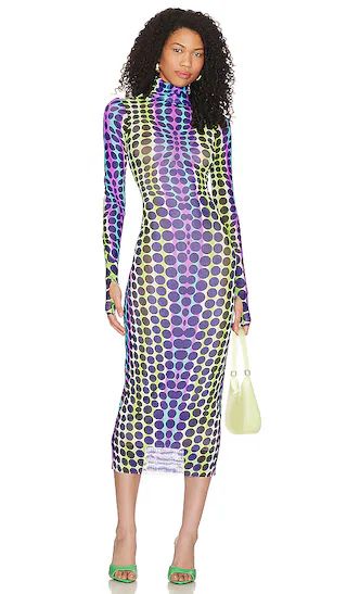 Shailene Maxi Dress in Purple Dot | Revolve Clothing (Global)
