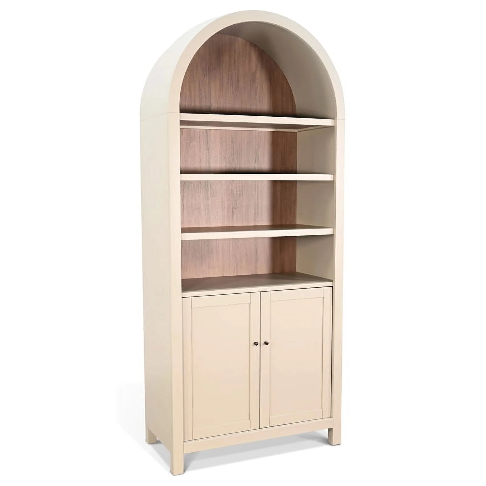 Sunny Designs Arched Display Cabinet with Doors | Walmart (US)