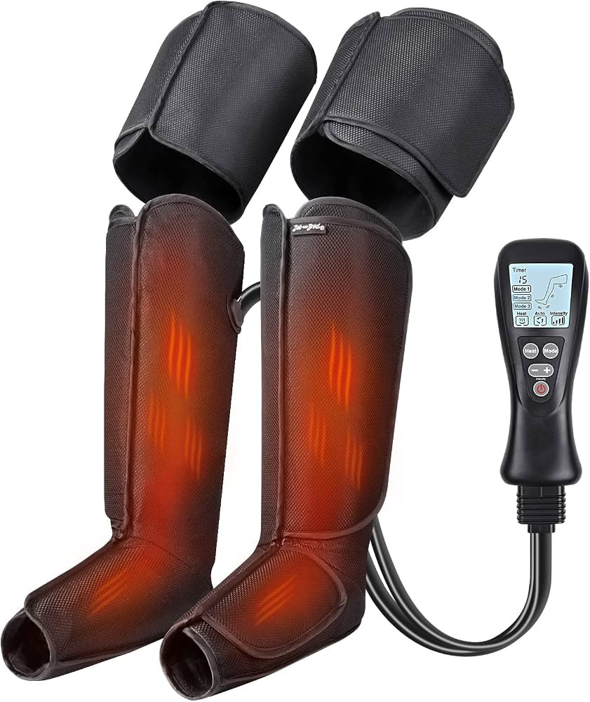 BOB AND BRAD Leg Massager with Heat and Compression FSA HSA Eligible, Foot Calf Thigh Leg Compres... | Amazon (US)