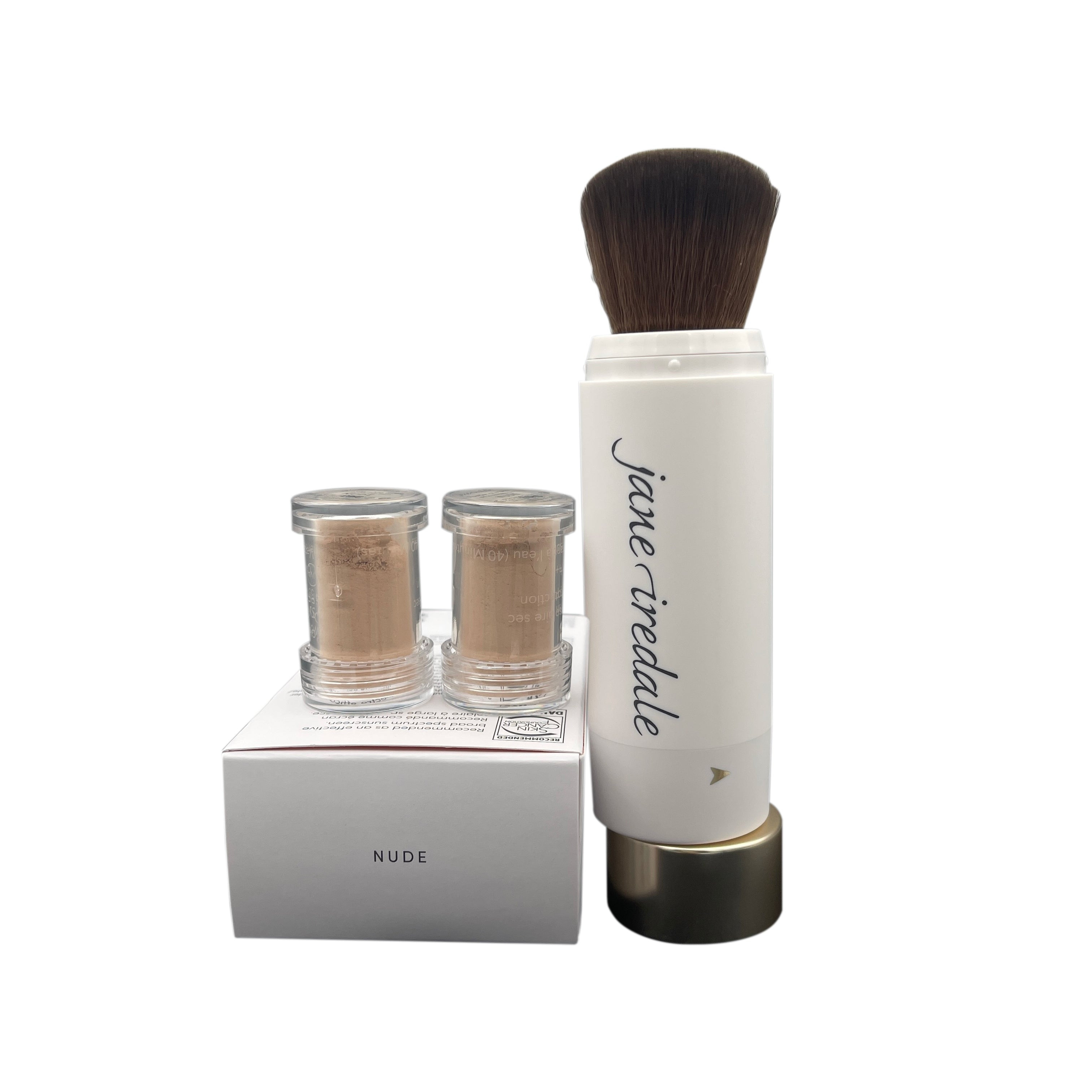 Jane Iredale Powder-Me SPF 30 Dry Sunscreen, Refillable Brush - Nude | Walmart (US)