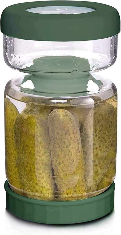 WhiteRhino Hourglass Glass Pickle Jar (Airtight)              
 Borosilicate Glass  

 1000 Milli... | Amazon (US)