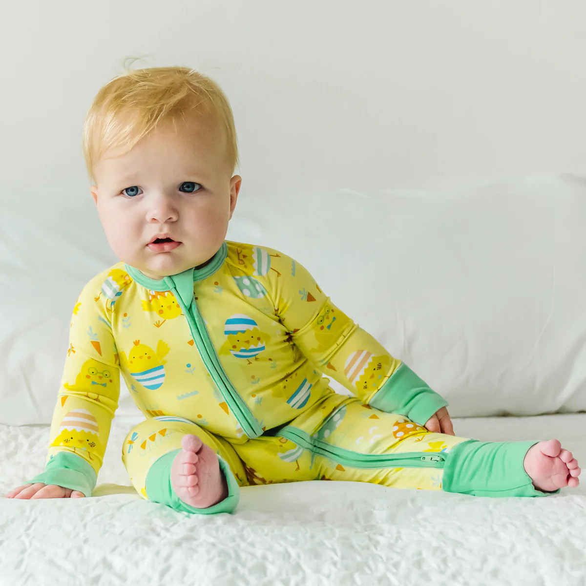 Little Chicks Bamboo Viscose Zippy | Little Sleepies