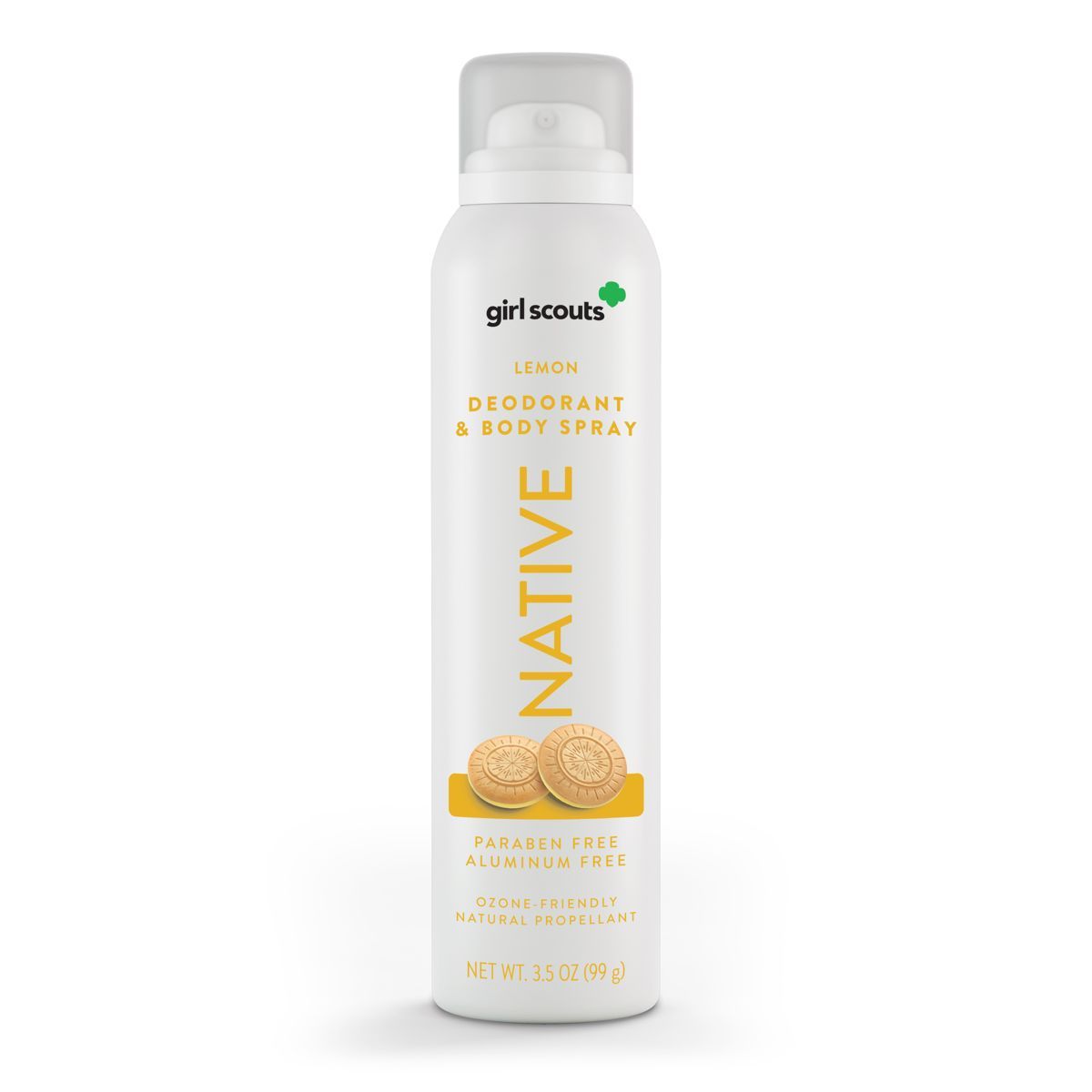Native Limited Edition Girl Scout Lemon Cookie Deodorant Spray - 3.5oz | Target