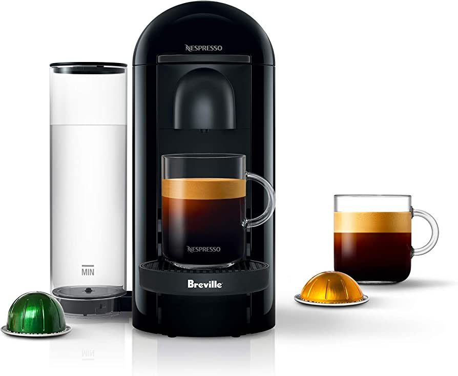 Nespresso VertuoPlus Coffee and Espresso Machine by Breville,60 fluid ounces, Ink Black | Amazon (US)