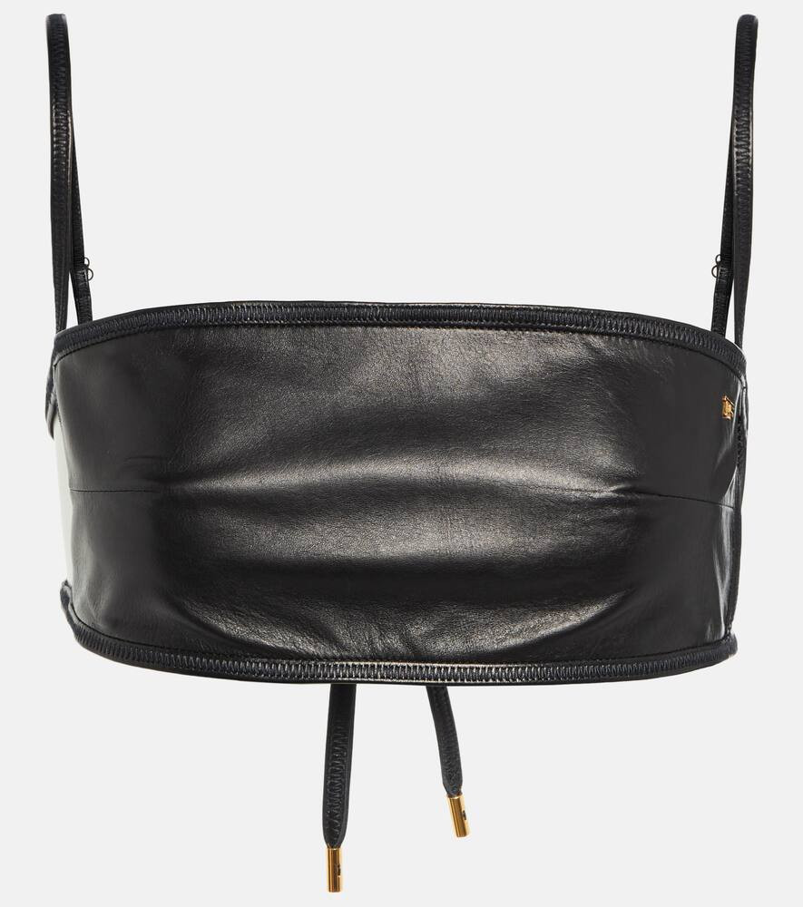 Tom Ford Leather bra top | Mytheresa (US/CA)