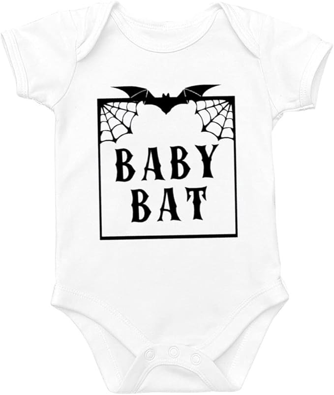 Baby Bat Baby Onesie Halloween Spooky Unisex Clothes For Baby 6 Months To 24 Months First Hallowe... | Amazon (US)