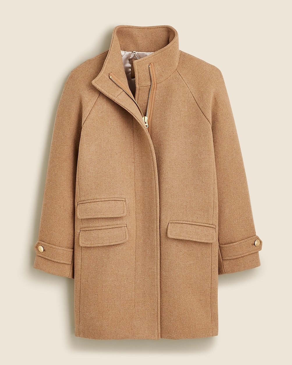 Toscana coat in Italian stadium-cloth wool blend | J. Crew US