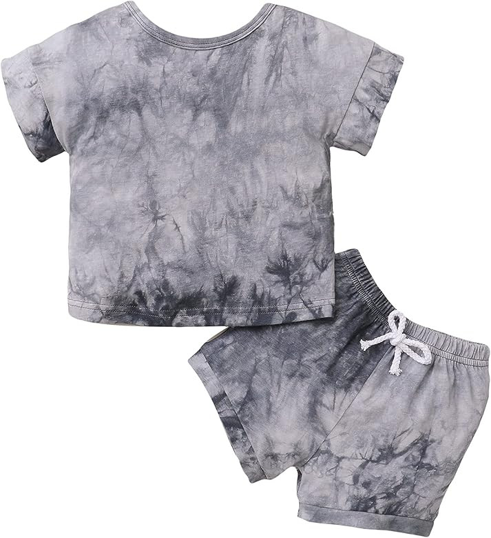 Toddler Baby Boy Clothes Tops Shorts Set Baby Clothes Boy Playwear Summer Boy Outfits | Amazon (US)