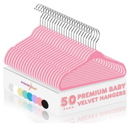 Pink velvet baby hangers 

#LTKBaby #LTKFindsUnder100 #LTKFindsUnder50