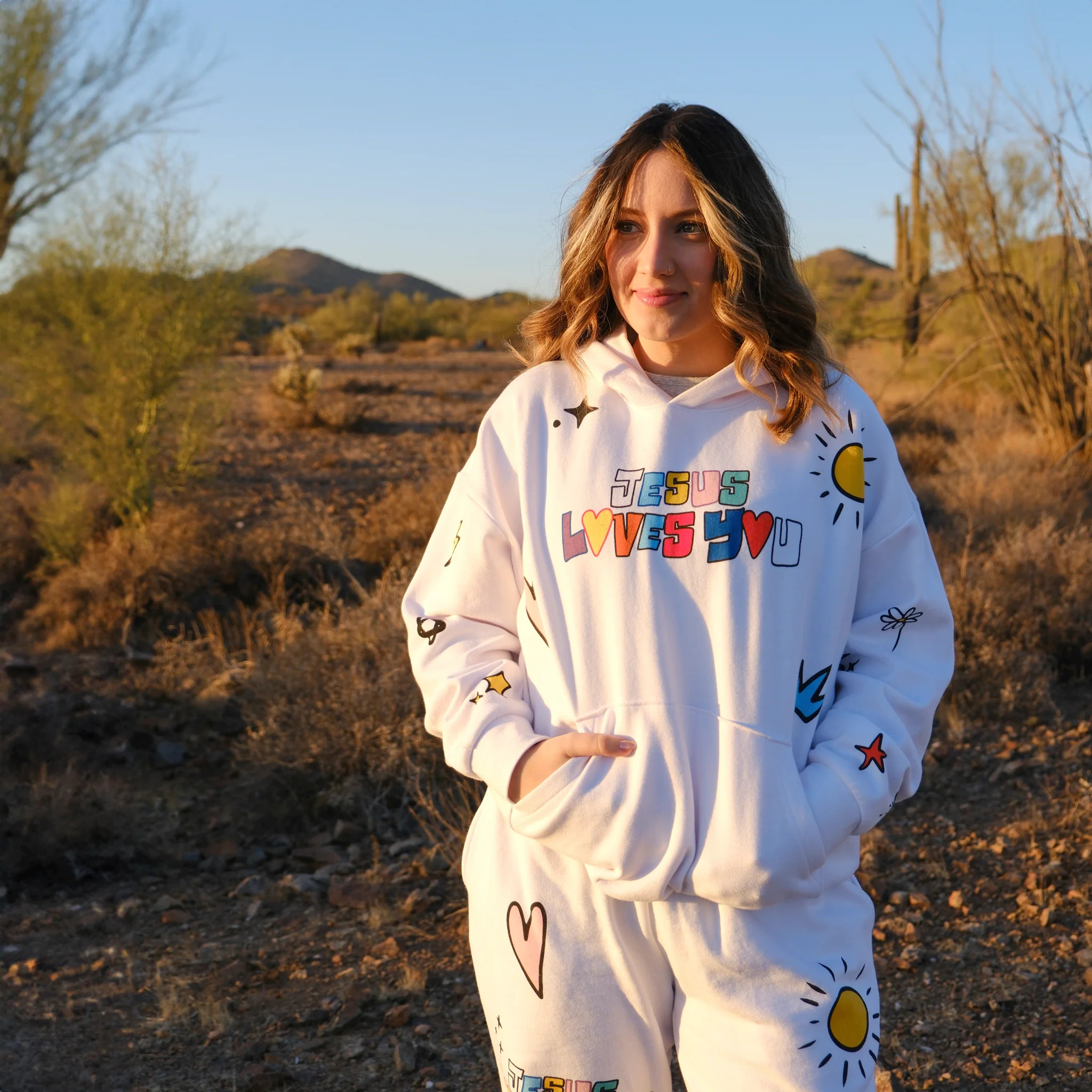 Jesus Loves You Pullover Hoodie | Gods Love Overcomes