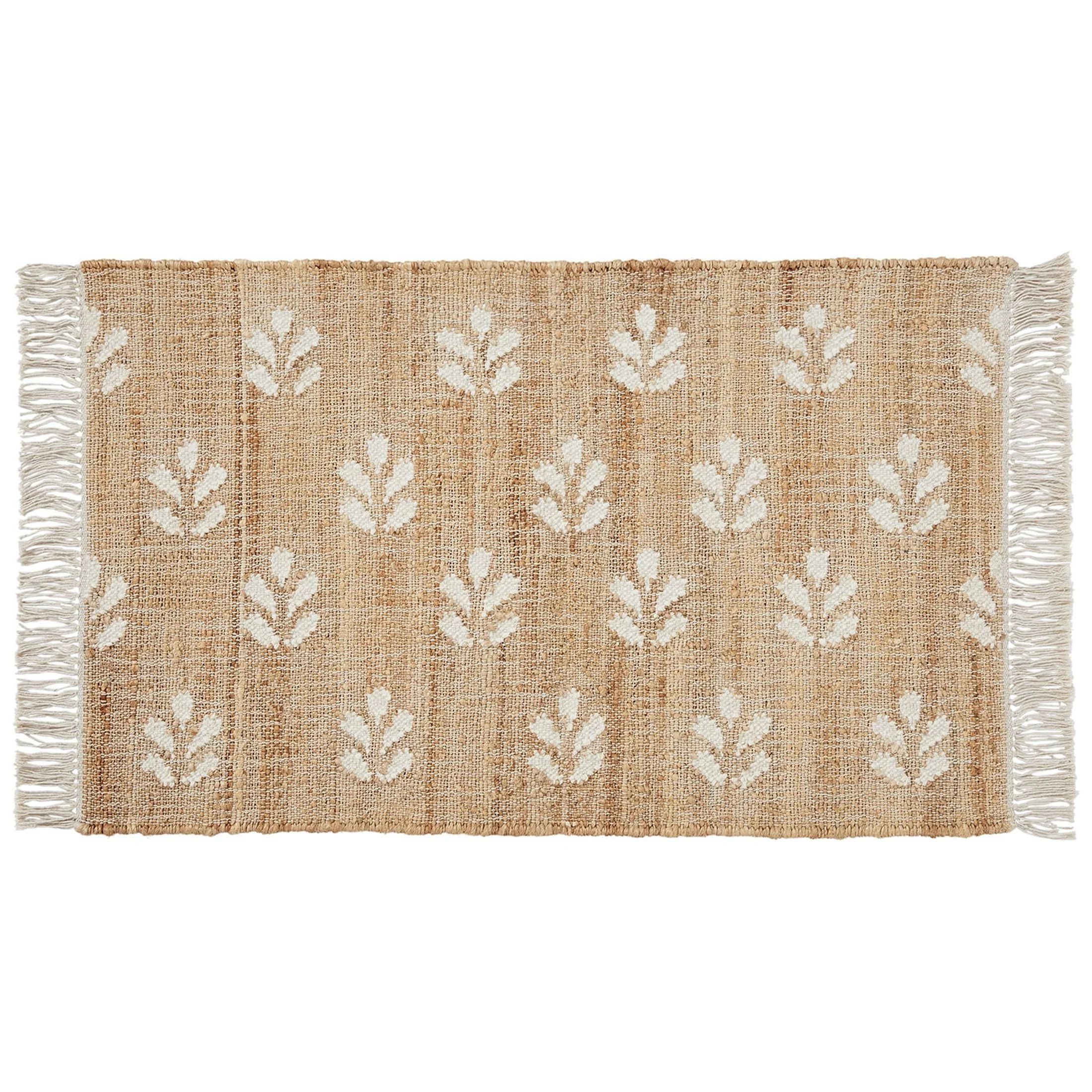 Better Homes & Gardens Floral Jute 2' x 3' Accent Rug by Dave & Jenny Marrs - Walmart.com | Walmart (US)