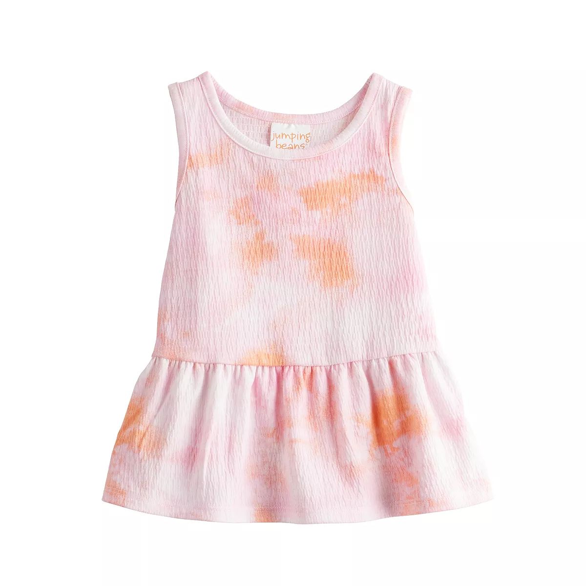 Baby & Toddler Girl Jumping Beans® Textured Peplum Tank Top | Kohl's