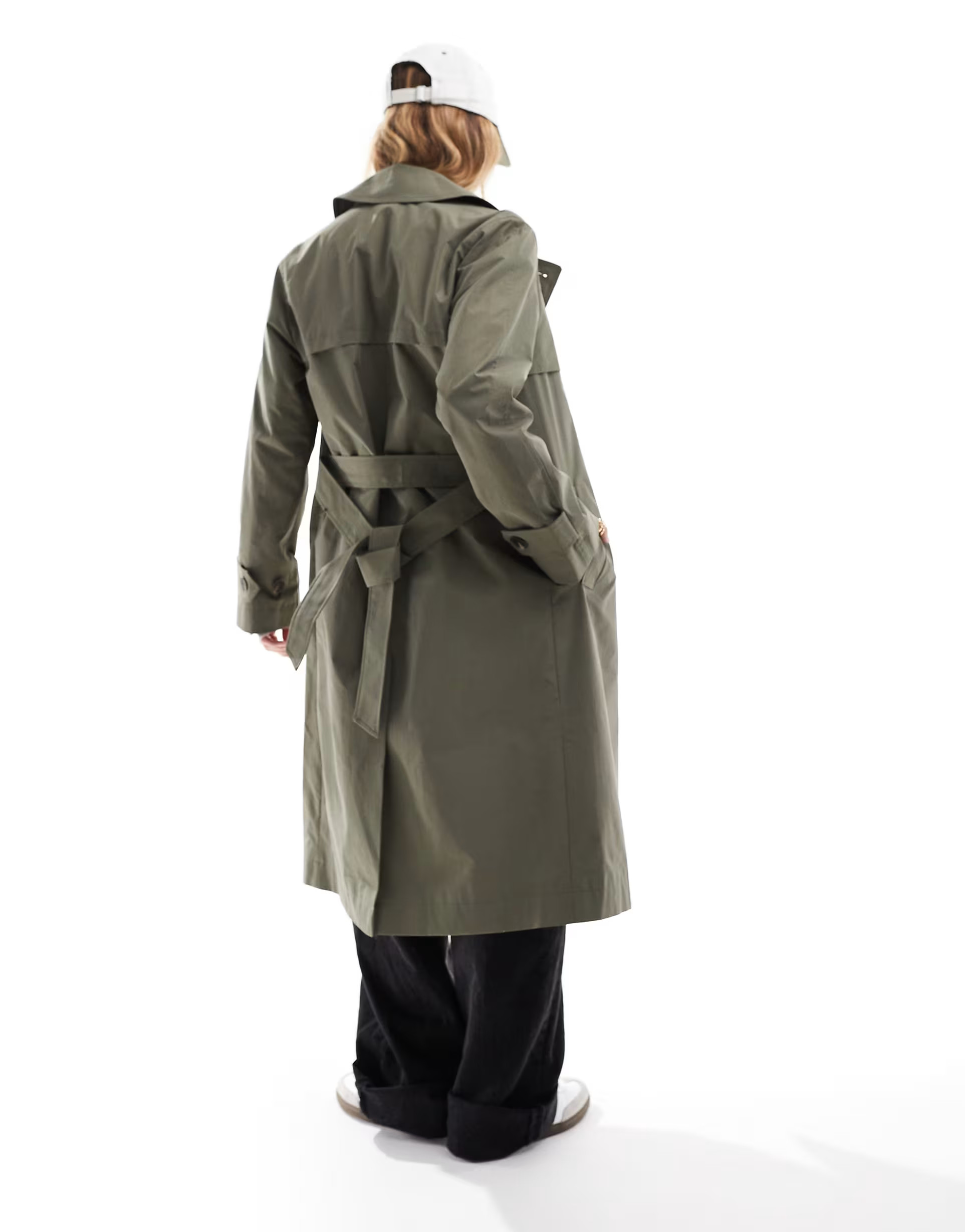 New Look trench coat in khaki | ASOS (Global)