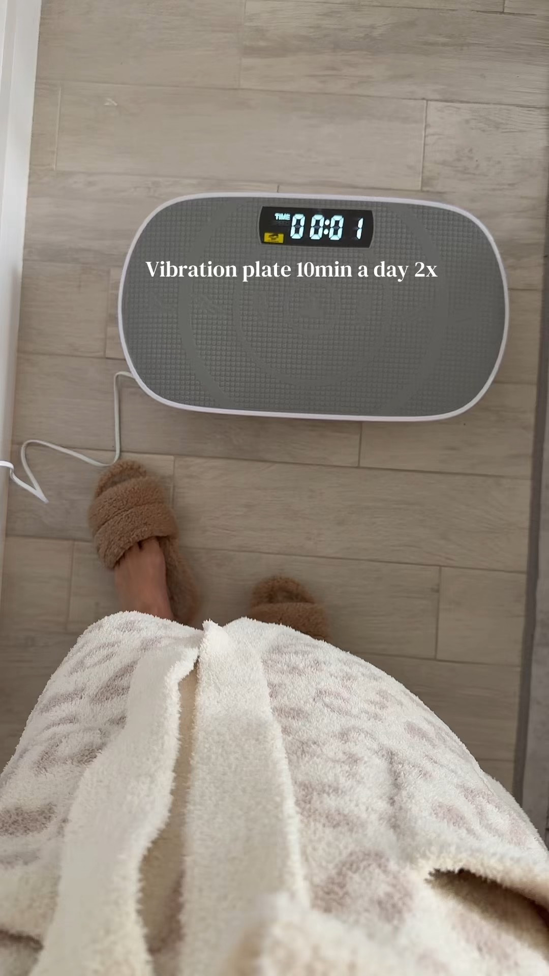 Vibration plate! 
Robe m