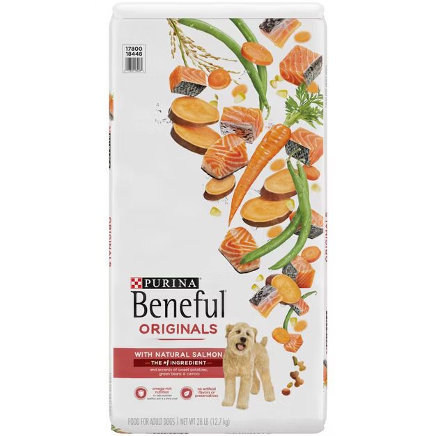 Purina Beneful Originals with Real Salmon Adult Dry Dog Food | Target