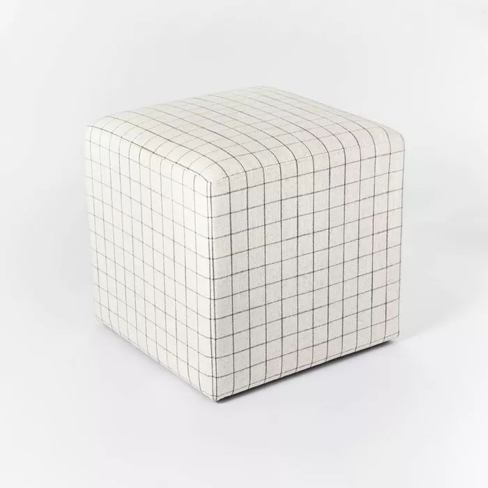 Lynwood Square Upholstered Cube - Threshold™ designed with Studio McGee | Target