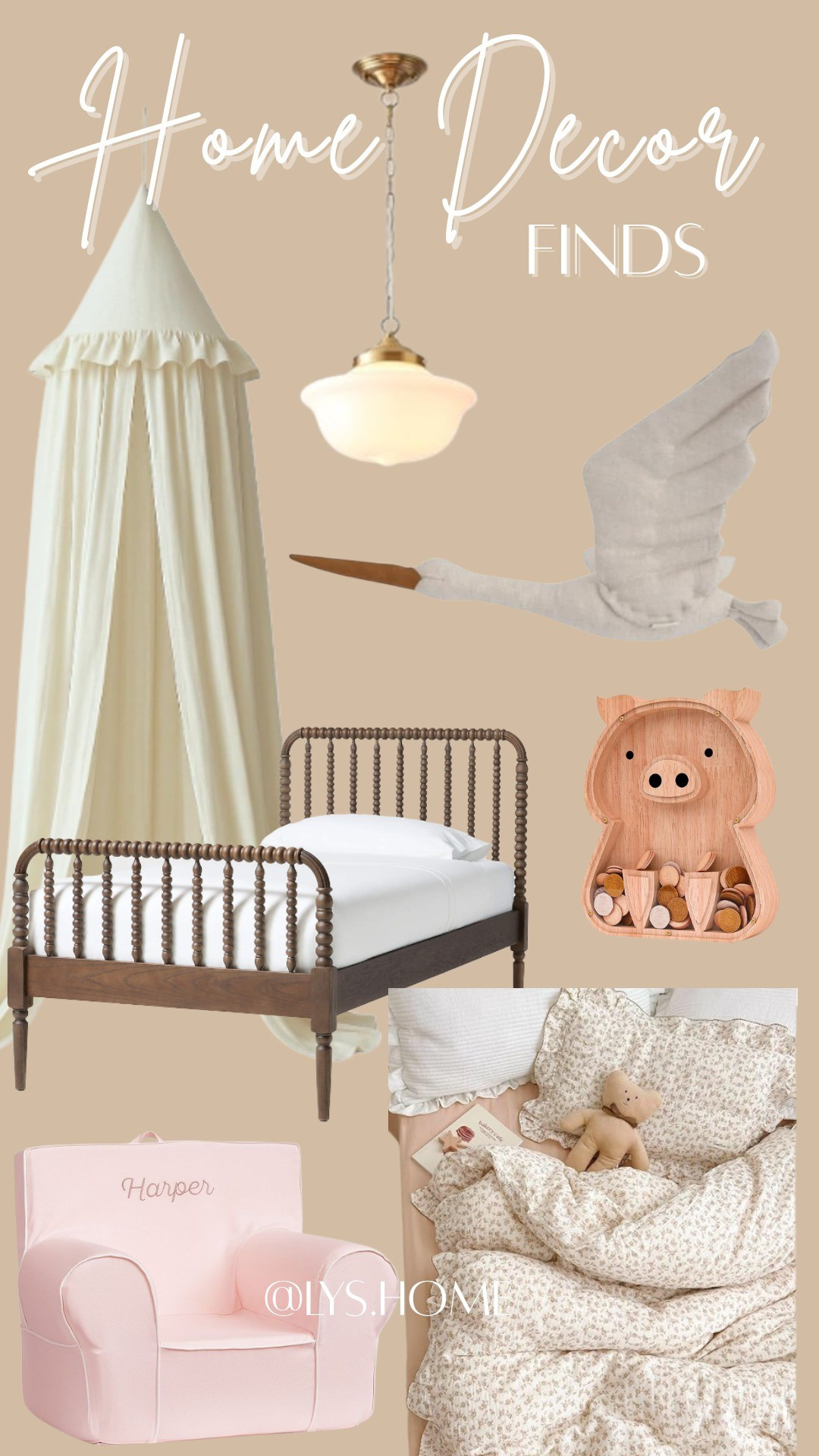 Girl bedroom 🌷

#LTKHome #LTKKids #LTKSeasonal