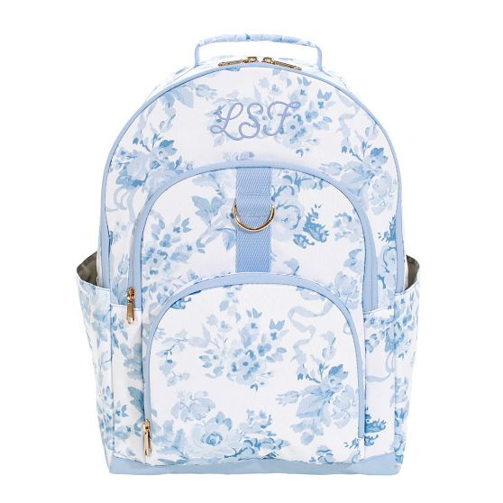 Gear-Up LoveShackFancy Blue Damask Backpack | Pottery Barn Teen