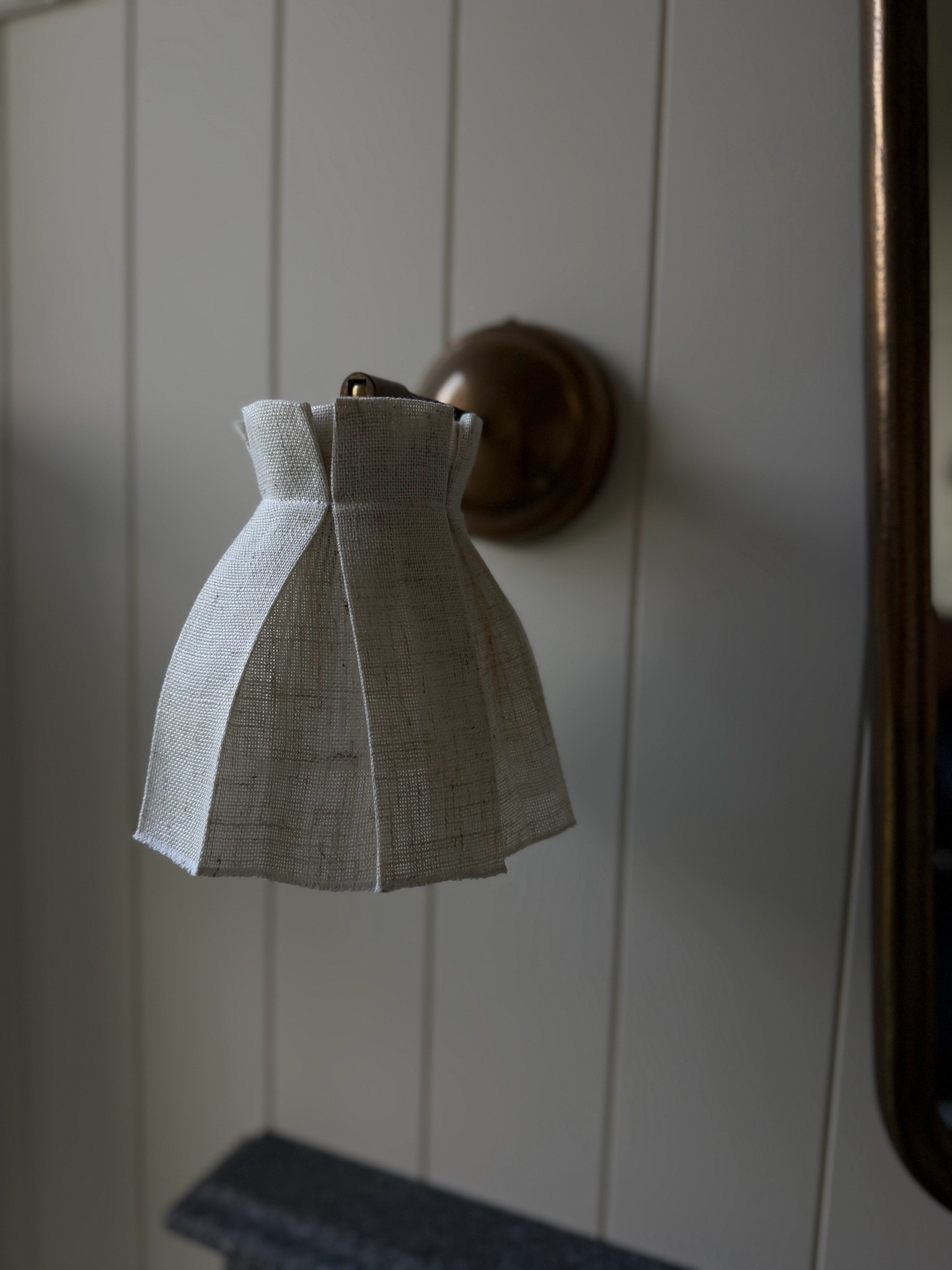 I am obsessed with this lighting. The actual lampshade was handmade. I am linking similar. I’m not sure if the size works so be sure to check. Vintage lighting. Mullen lighting bathroom lighting.

#LTKHome #LTKSaleAlert