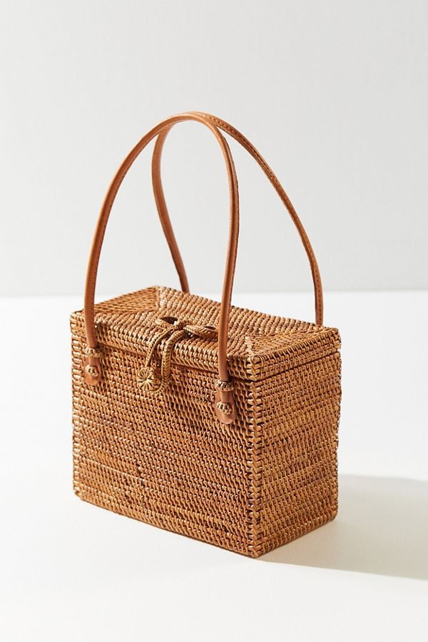 Straw Box Handle Bag | Urban Outfitters (US and RoW)