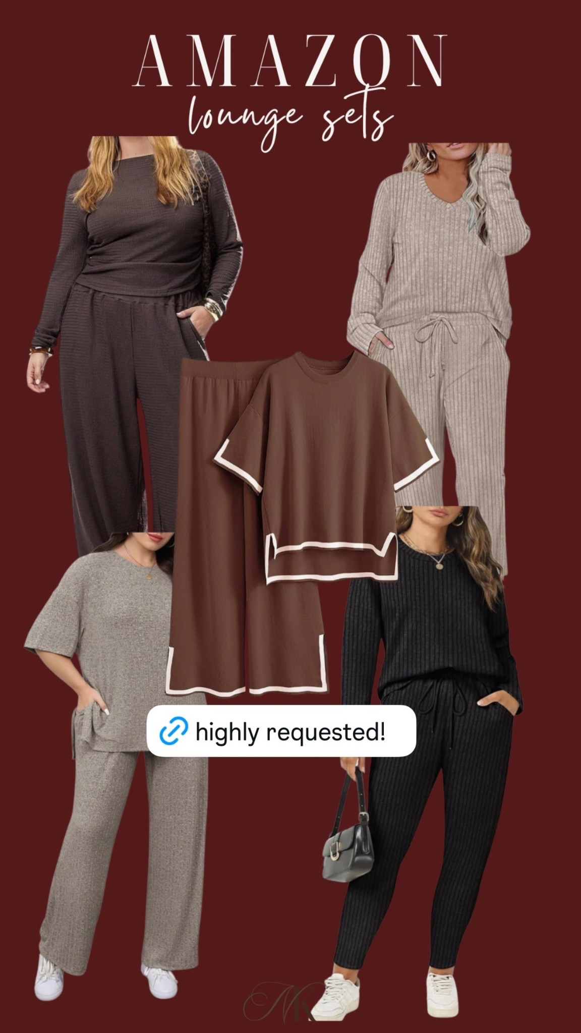 Amazon lounge sets!🤎

Adorable fashion, Amazon fashion, loungewear, winter fashion, winter outfit, travel 

#LTKFindsUnder50 #LTKTravel #LTKSaleAlert