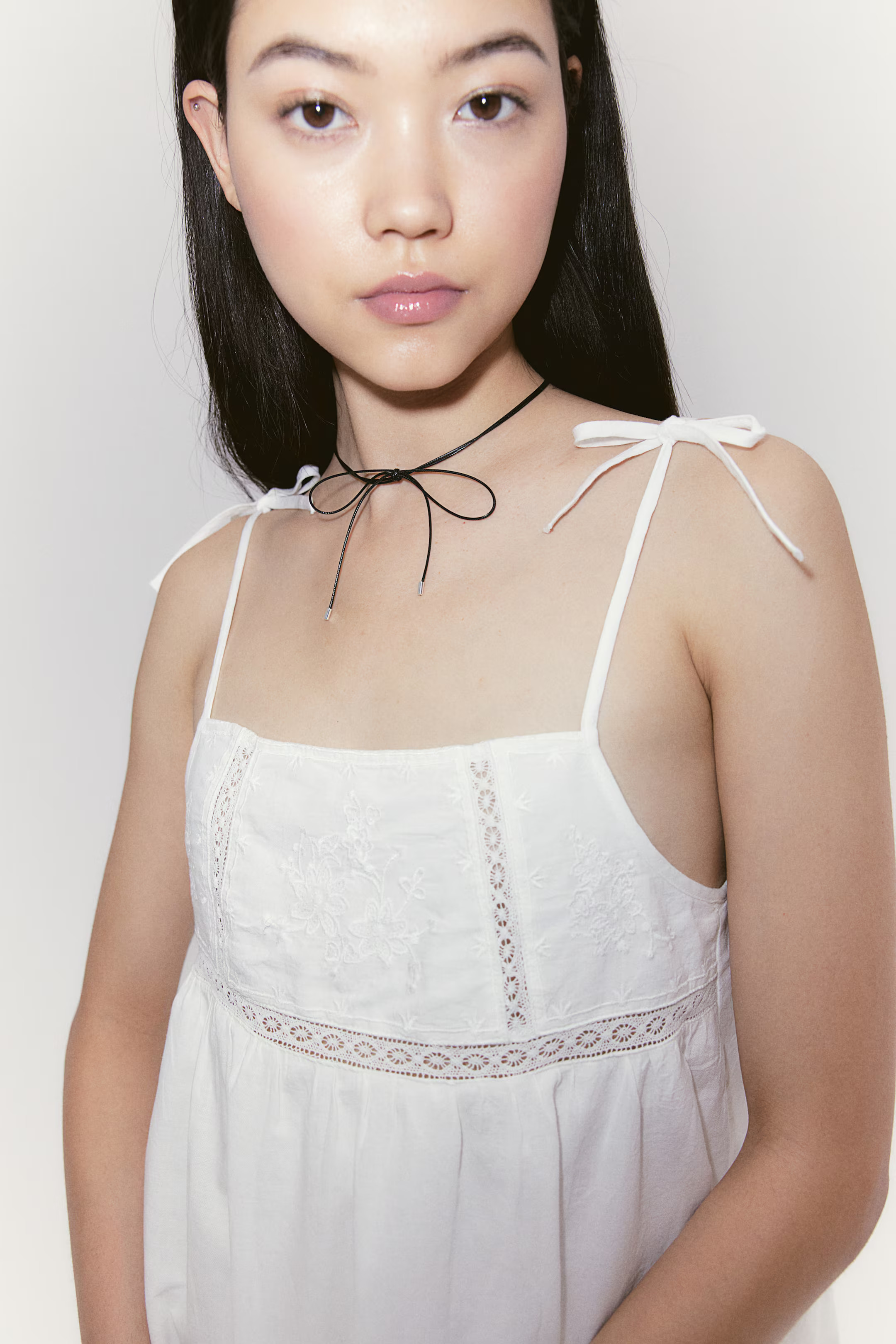 Embroidered A-line Dress | H&M (US + CA)