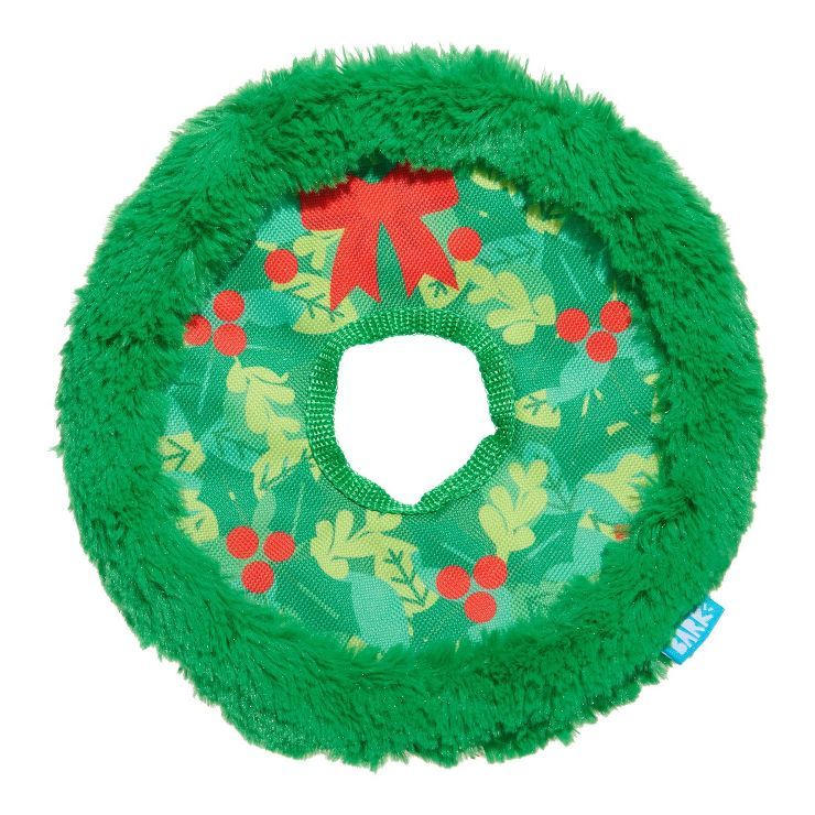 BARK Holiday Wreath Toss Dog Toy | Target