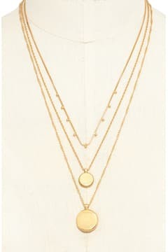 Madewell Coin Layered Necklace | Nordstrom | Nordstrom