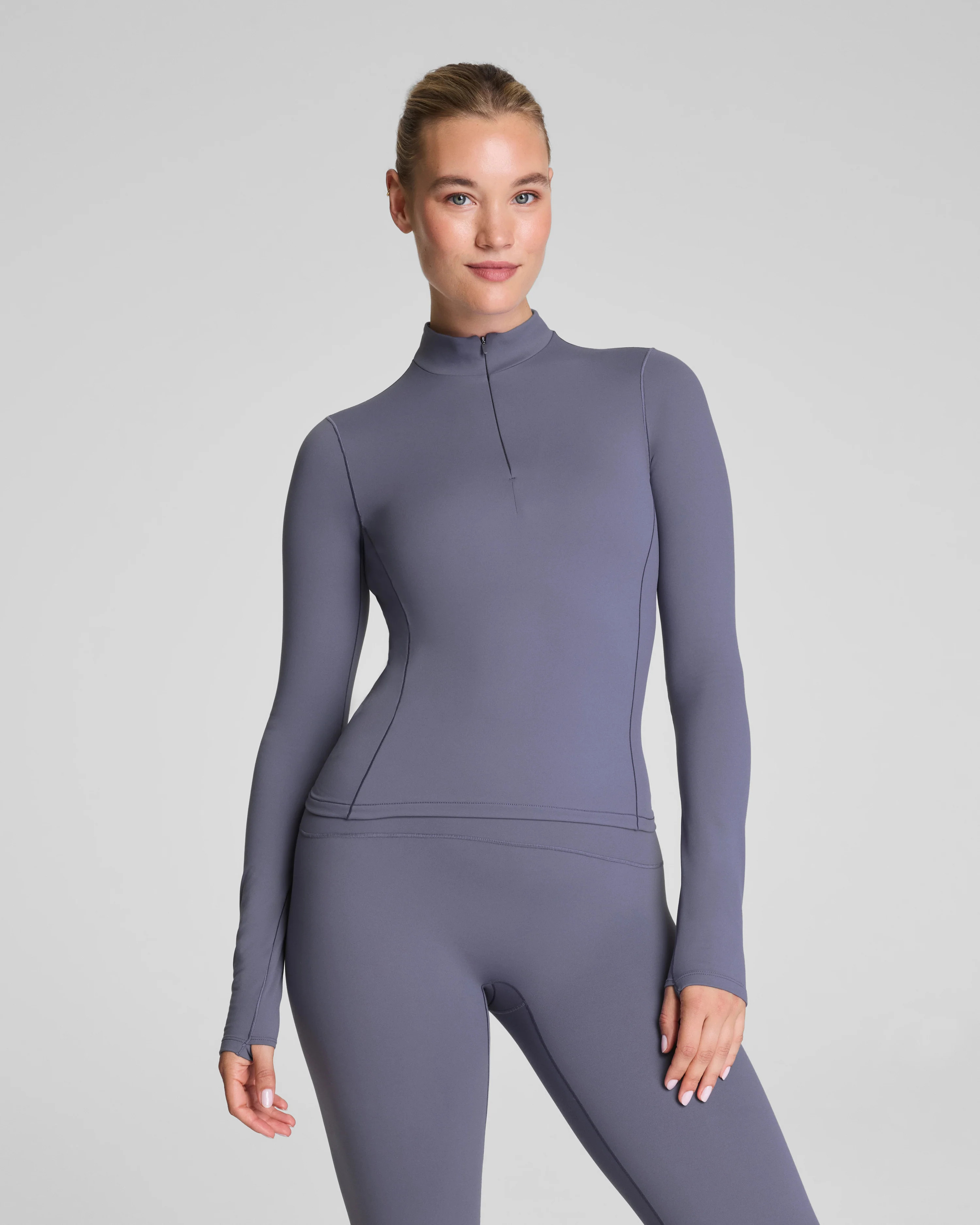 Workout Half Zip | Brushed Performance Jacket | SPANX | Spanx